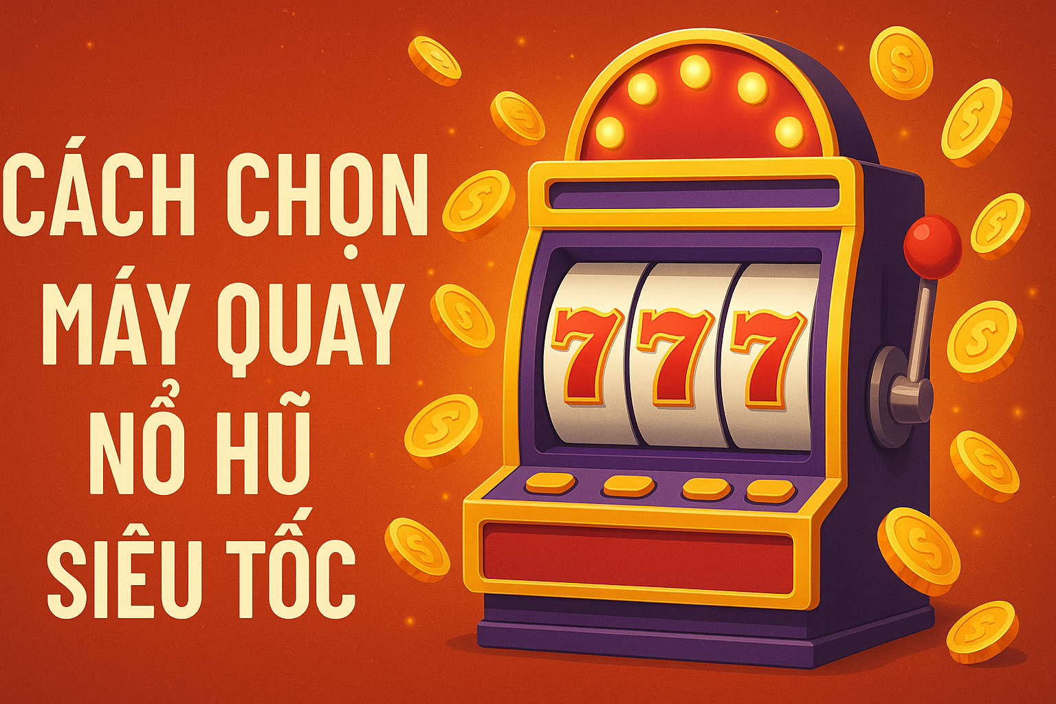 Cách Chọn Máy Quay Nổ Hũ Siêu Tốc Hiệu Quả Nhất [Hướng Dẫn 2025]